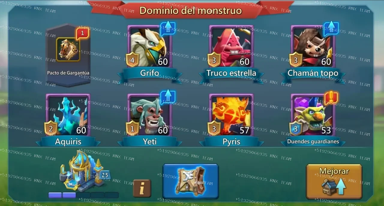 cuenta para reino cerrado